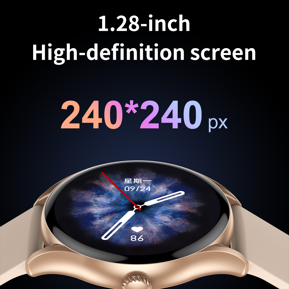 Factory BT Call Smart Watch IP68 Waterproof with Blood Pressure Temperature Heart Rate Monitor Sports Fitness Tracker Men Women