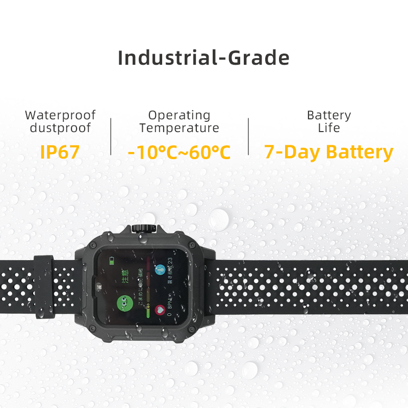 OEM/ODM Heatstroke Alert Watch Heat Stroke Prevention WBGT Heat Index Approximate Value 4-Level Alert IP67 Waterproof Dustproof