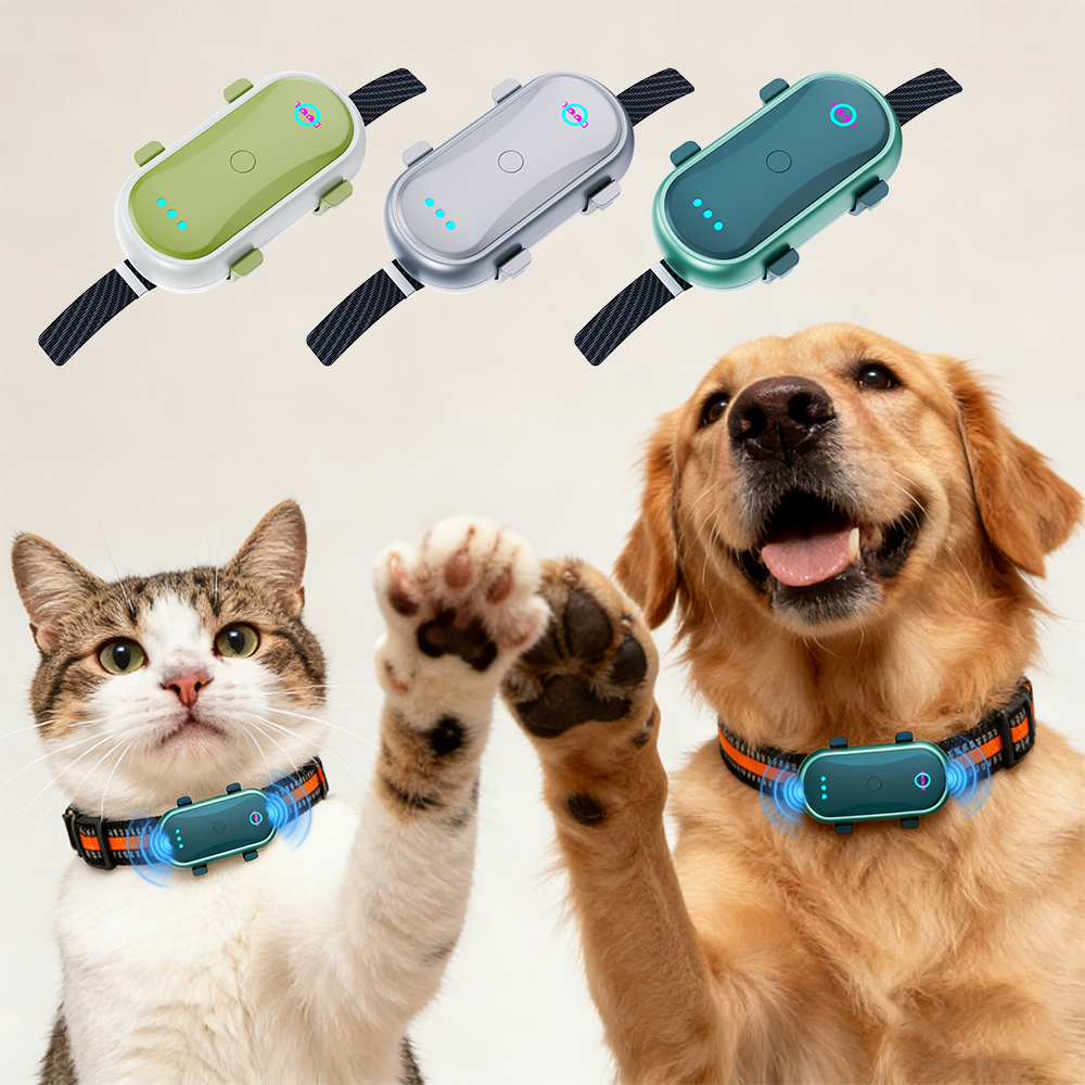 Qcool OEM Supplier Smart Locator LED Device APP Control Custom Design Health Monitor Fence Tracking USB Led Pet Gps Collar