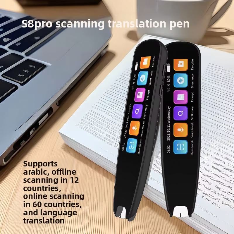 AI Smart Scanning Translator Pen,OCR Text to Speech Digital Dictionary Pen for Students Language Learning 142 Languages