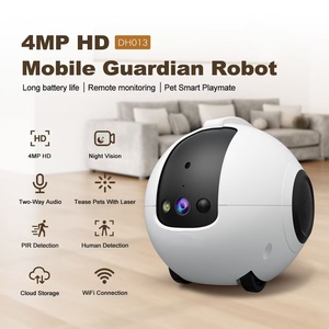 ChongxinIOT Smart Pet Companion Robot AI Camera 360&deg; Mobile Monitor Auto Return Dock 10000mAh Battery Pet Care Companion Robot