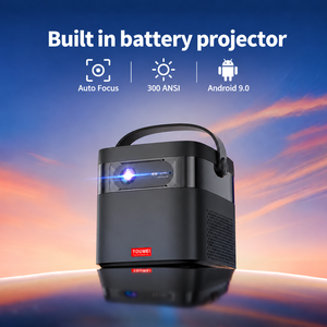 Customizable DLP Portable Projector LOGO With Built-in Battery 1080P Smart Android For Home Theater Projector