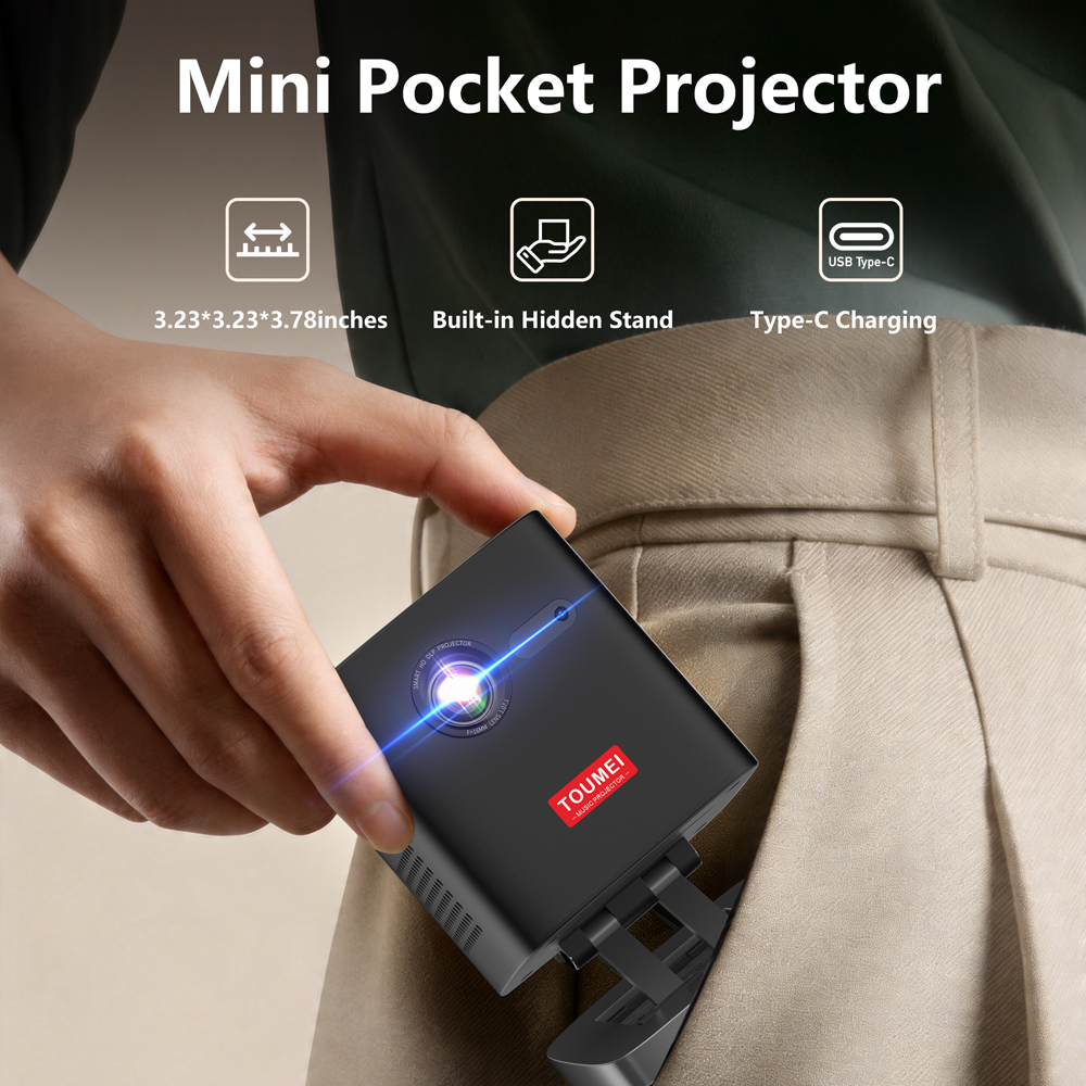 Distributor Wanted C1000 Mini Projector Android WiFi Portable Home DLP Smart Projectors Ready Pocket Projector Ready To Ship