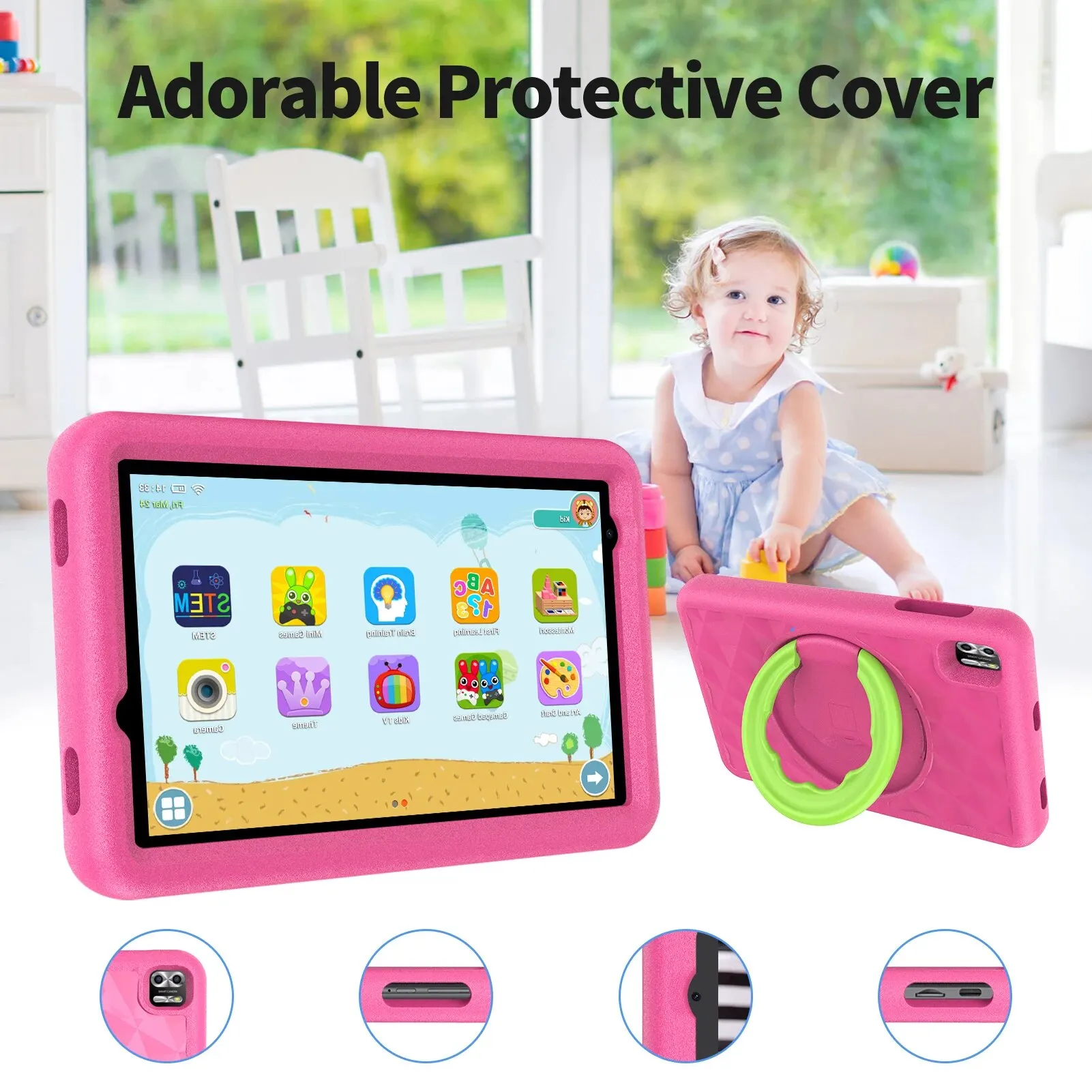 VASOUN B8K Kids Tablet Detail 5