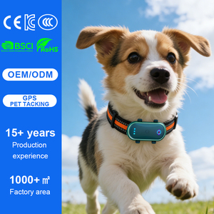 Qcool OEM Supplier Smart Locator LED Device APP Control Custom Design Health Monitor Fence Tracking USB Led Pet Gps Collar