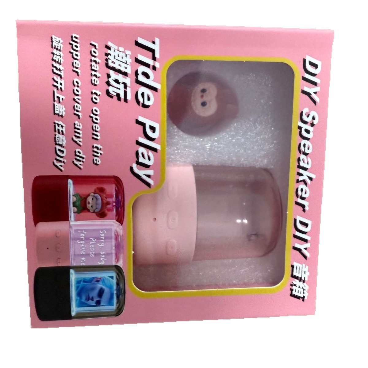 2025 New AI Speaker with Intelligent Voice Control, Stereo Sound, Colourful Lights and Cartoon Design