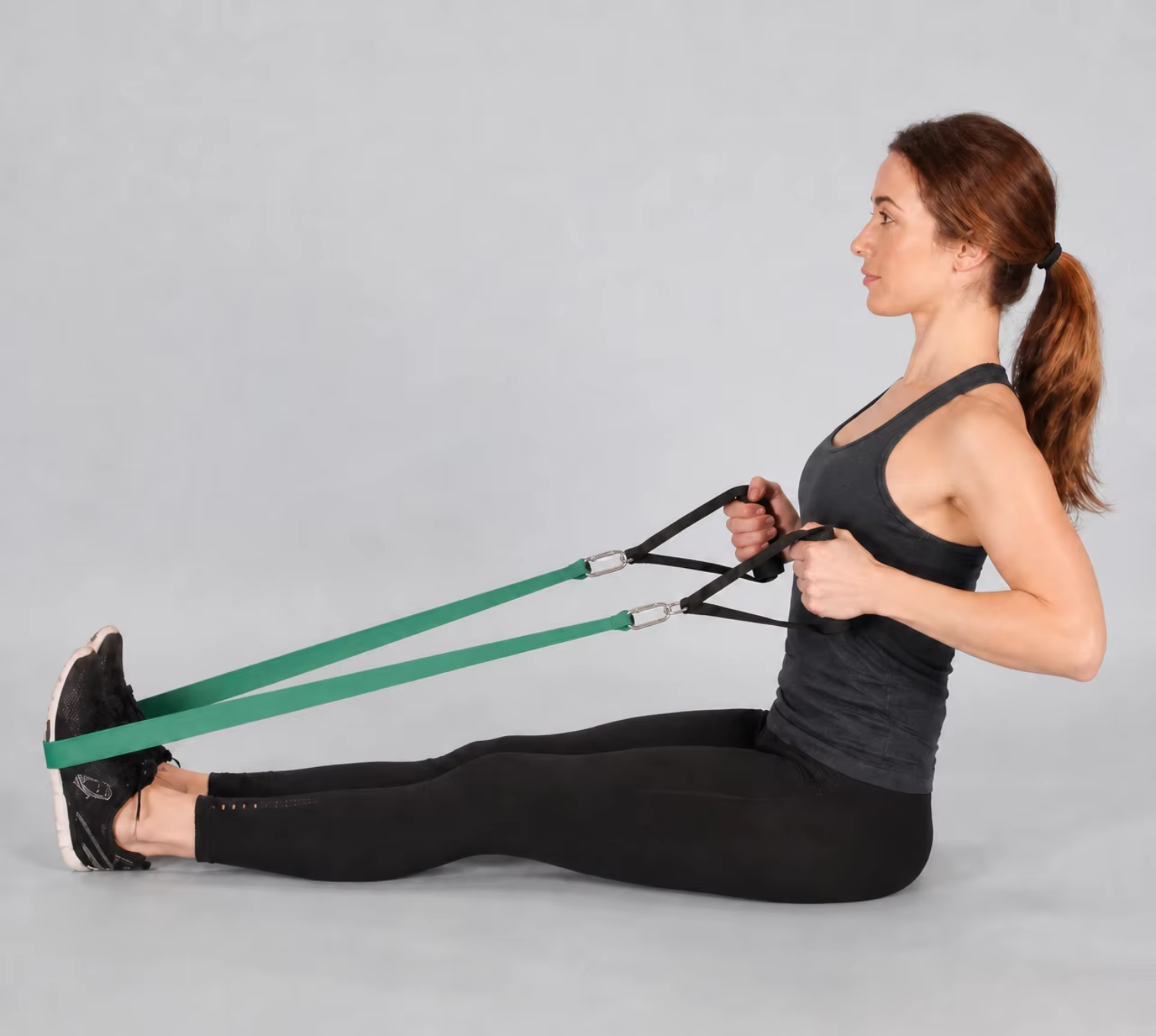 Heavy Duty Resistance Bands Set 5 Level, Custom Logo Power Band Pull up Assist Band with Handles Door Anchor, Strength Training