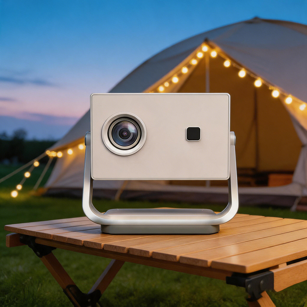 Y16 Projector Mini Smart with Wifi and Bluetooth 300 ANSI 1080P Built in Apps Portable Outdoor Movie Projector for Bedroom TV