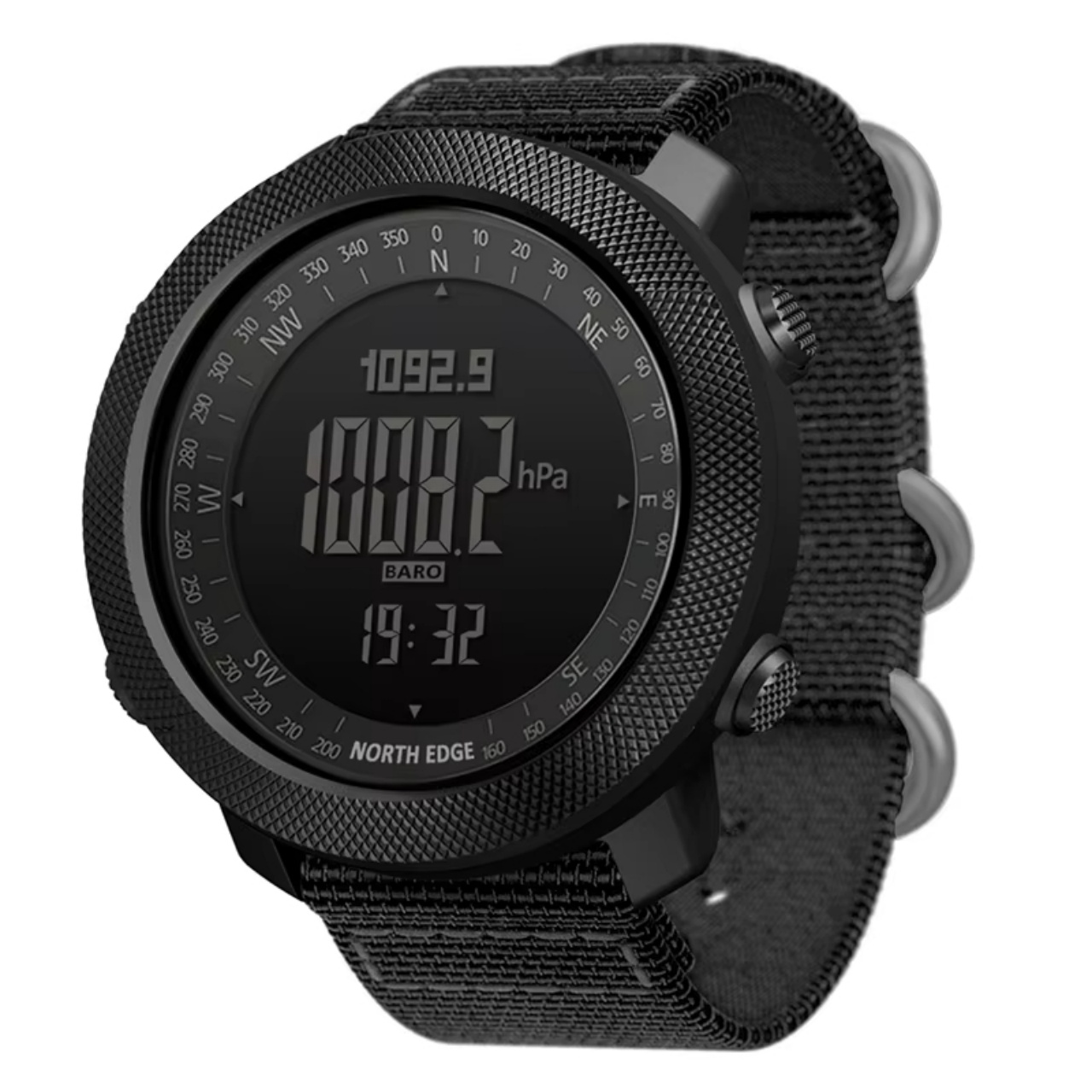 NORTH EDGE Gavia 2 Unisex Sports Smart Watch Android Alarm Compass Thermometer World Time Pedometer Altimeter Barometer Running