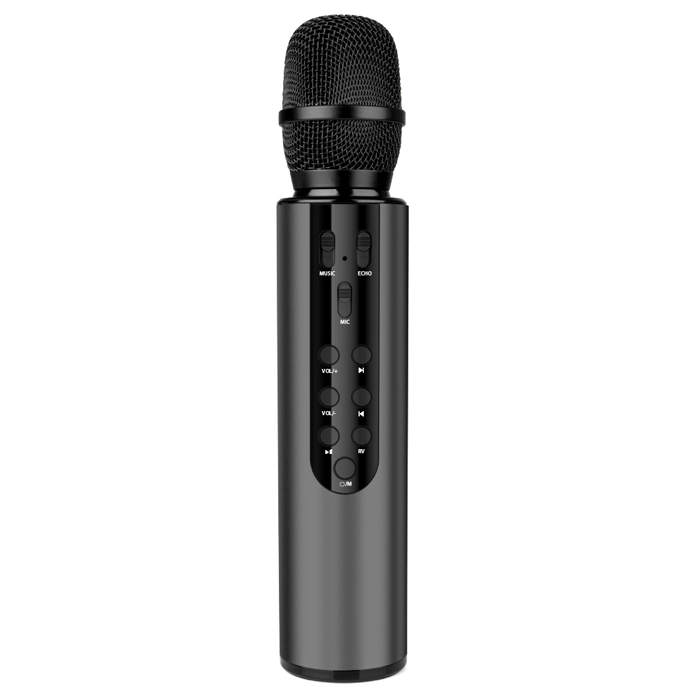 Karaoke Microphone 4 in 1 Wireless Microphone Handheld Portable Karaoke Machine, Home KTV Player Fot Android &amp; IOS Devices
