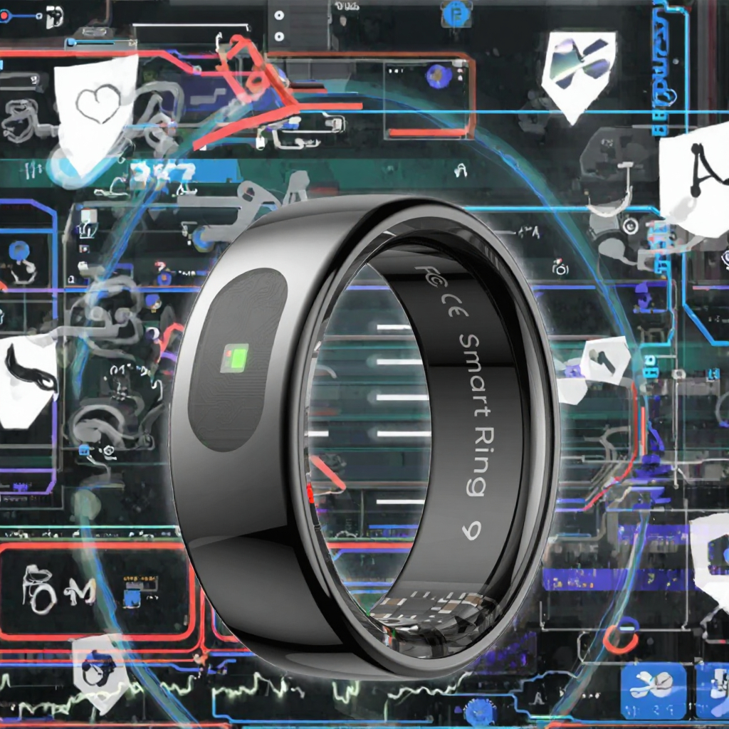 Waterproof Smart Ring R08 Sleep Tracking Heart Rate Tracker Fitness Wearable