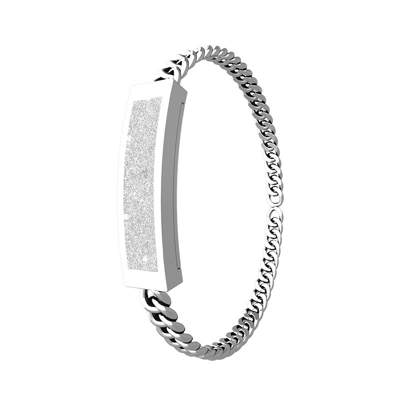 Smart Bracelet, Screenless Band, Health Monitor, Step Counter, , Gemstone Chain, Universal for Seniors and Adults