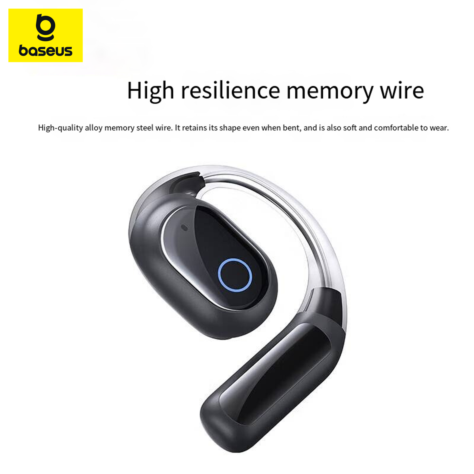 Baseus Eli Series 1i Fit Used 95 New Open-ear True Wireless BT Headphones with Ultra-low Latency and Long Battery Life