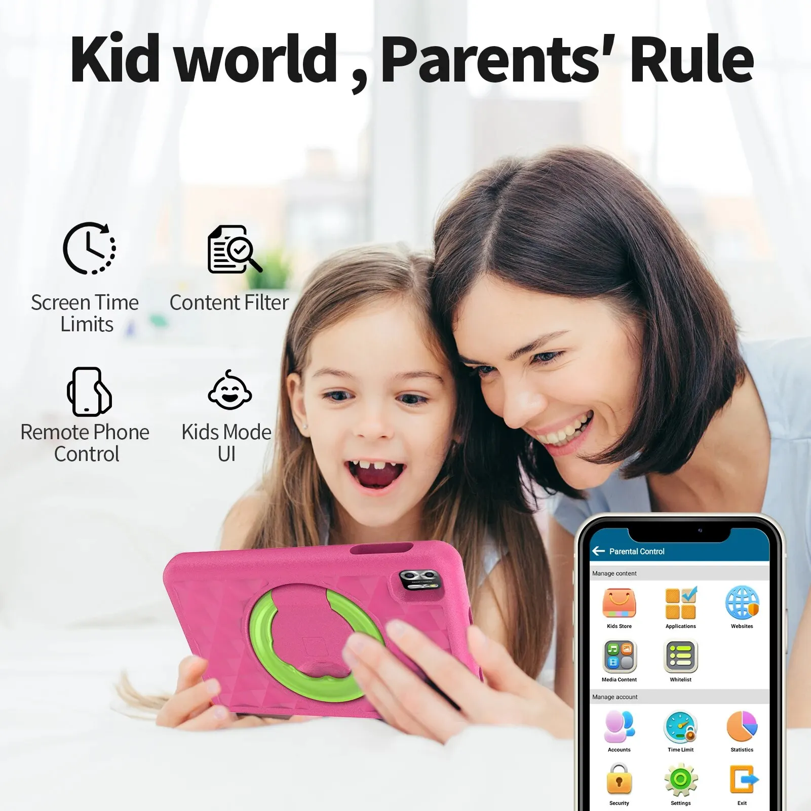 VASOUN B8K Kids Tablet Detail 3