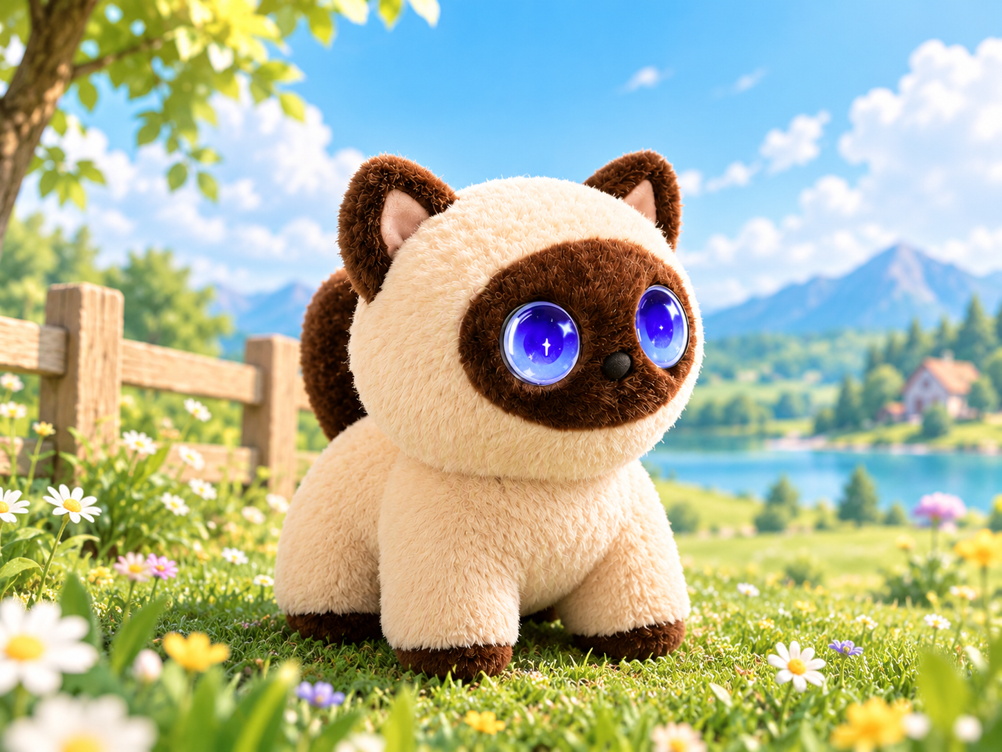 Smart AI Talking Cat Plush Toy Educational Interactive Emotional Feedback Companion Robot for Children Gift