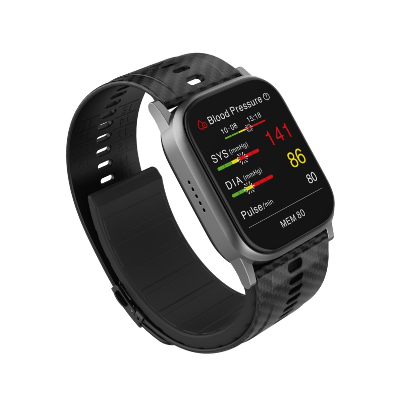 Approved Bluetooh Wearable Medical Grade Connected Body Temperature Blood Pressure Oxygen Heart Rate Smart Watch