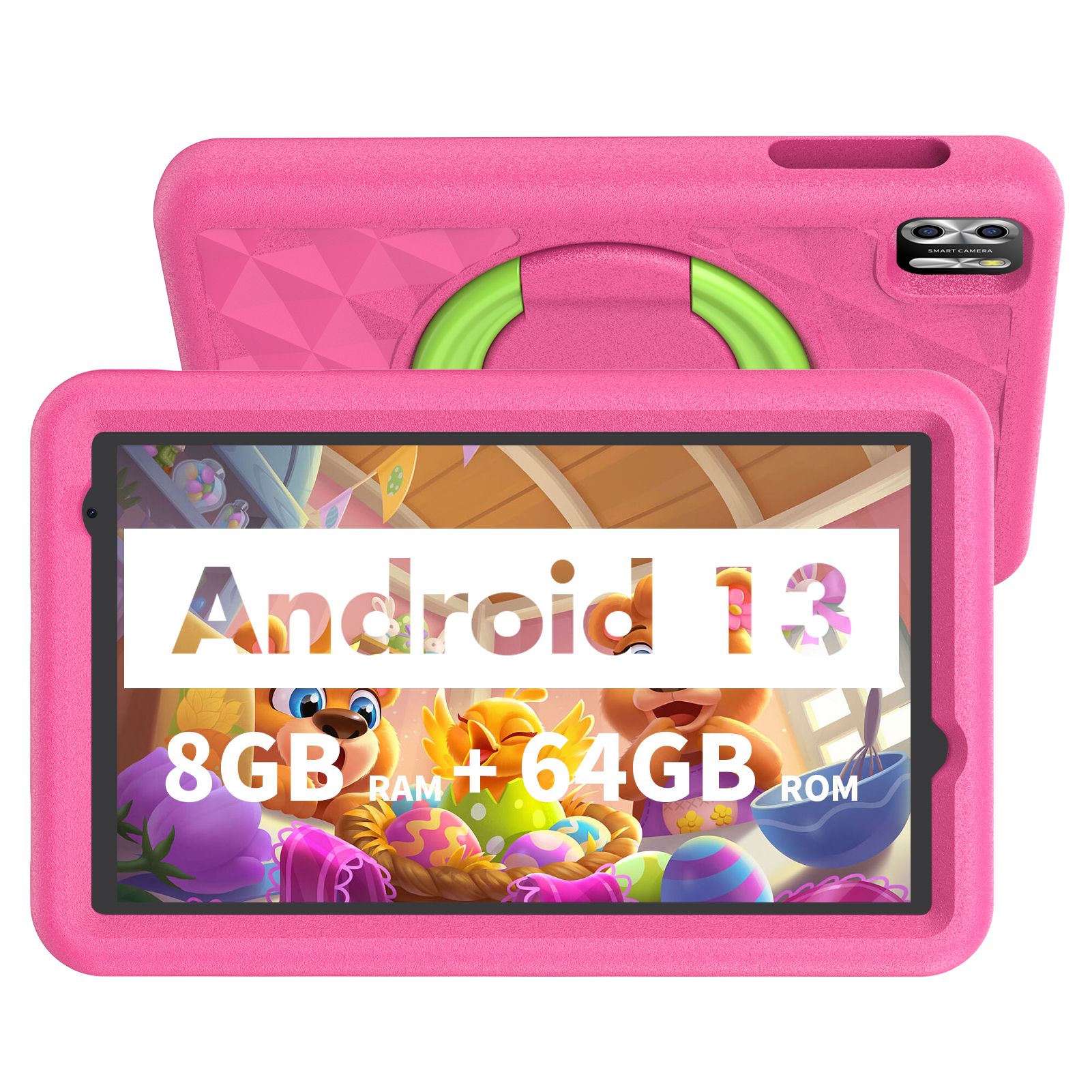 B8K-L8 Wholesale Tablet PC Android 14 Tablet Wifi 4GB+64GB s Unbreakable New Kids Learning Tablet for Kids