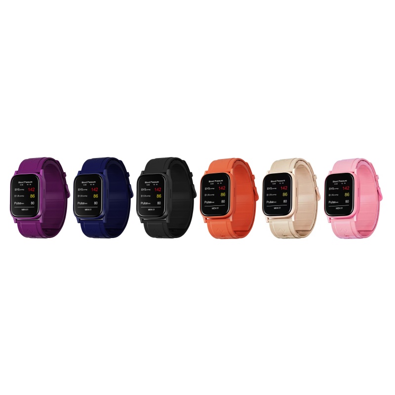 Approved Bluetooh Wearable Medical Grade Connected Body Temperature Blood Pressure Oxygen Heart Rate Smart Watch