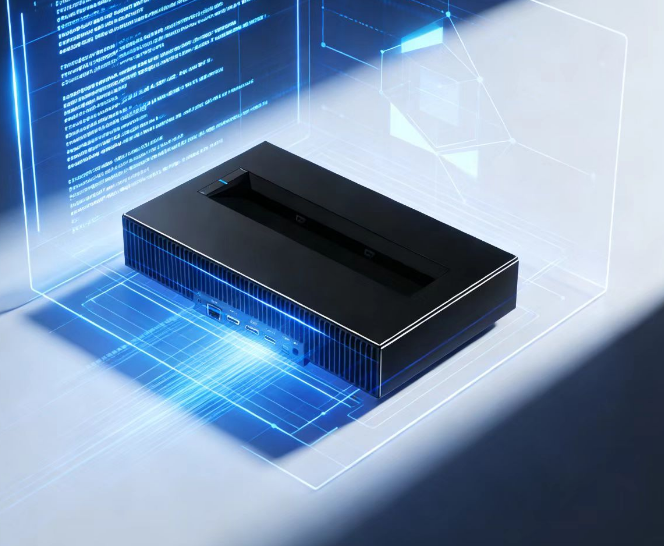Mini Wireless Projector Native 1080P Compatible with Phone Laptop for Bedroom Office Presentation