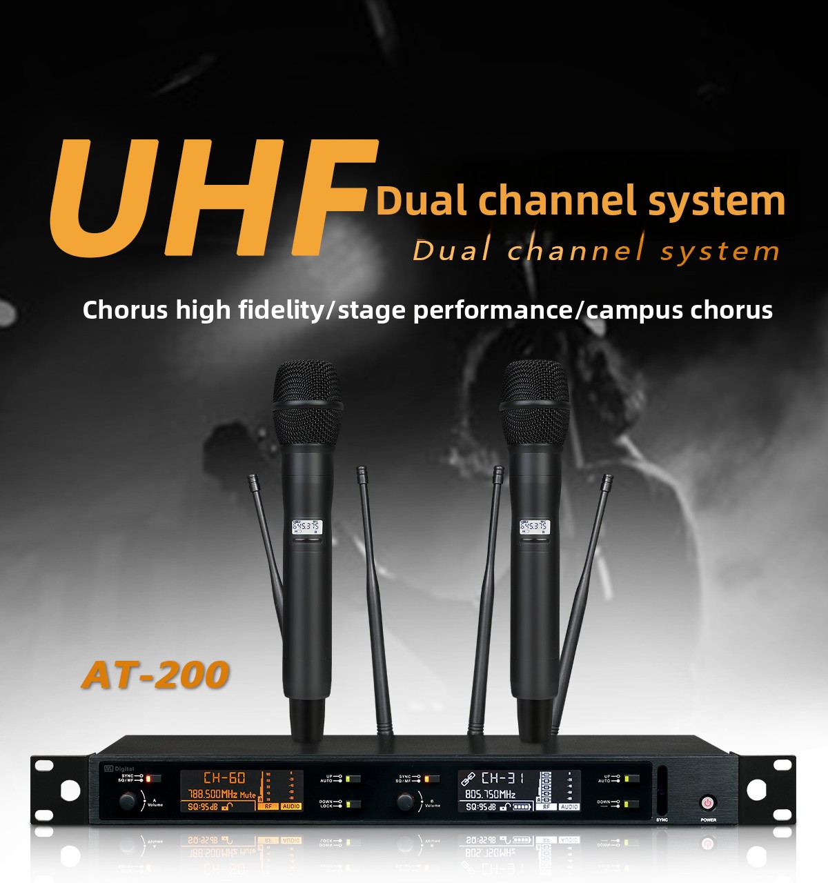 Factory Bulk Supply Hot Selling Profession Customization Supported Handheld Wireless Karaoke Microphone