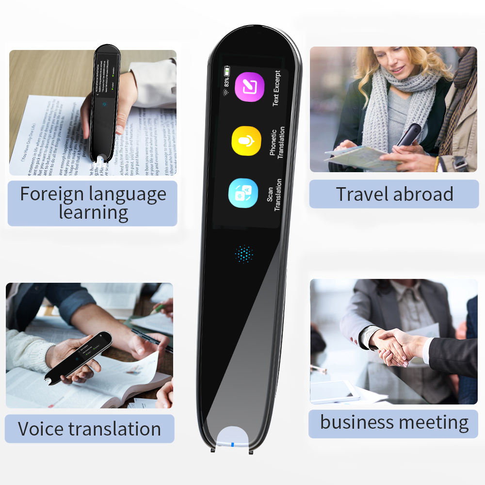 All-in-one Mini IPS Color Pen Reader Learning Dictionary English AI Translation Universal Scanning Wi-Fi 134 Languages