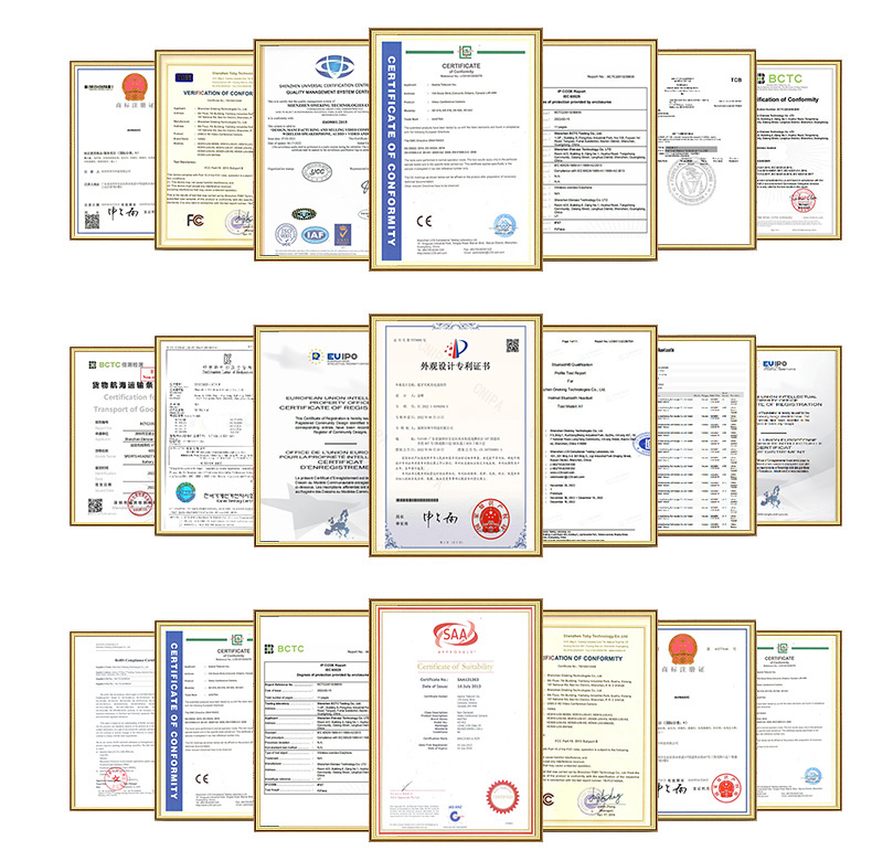 Certifications
