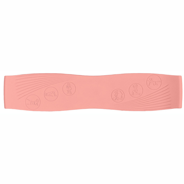 Custom Logo 40 LBs Durable High Elastic Silicone Resistance Bands for Yoga Fitness Pilates Strength Training Booty Bands