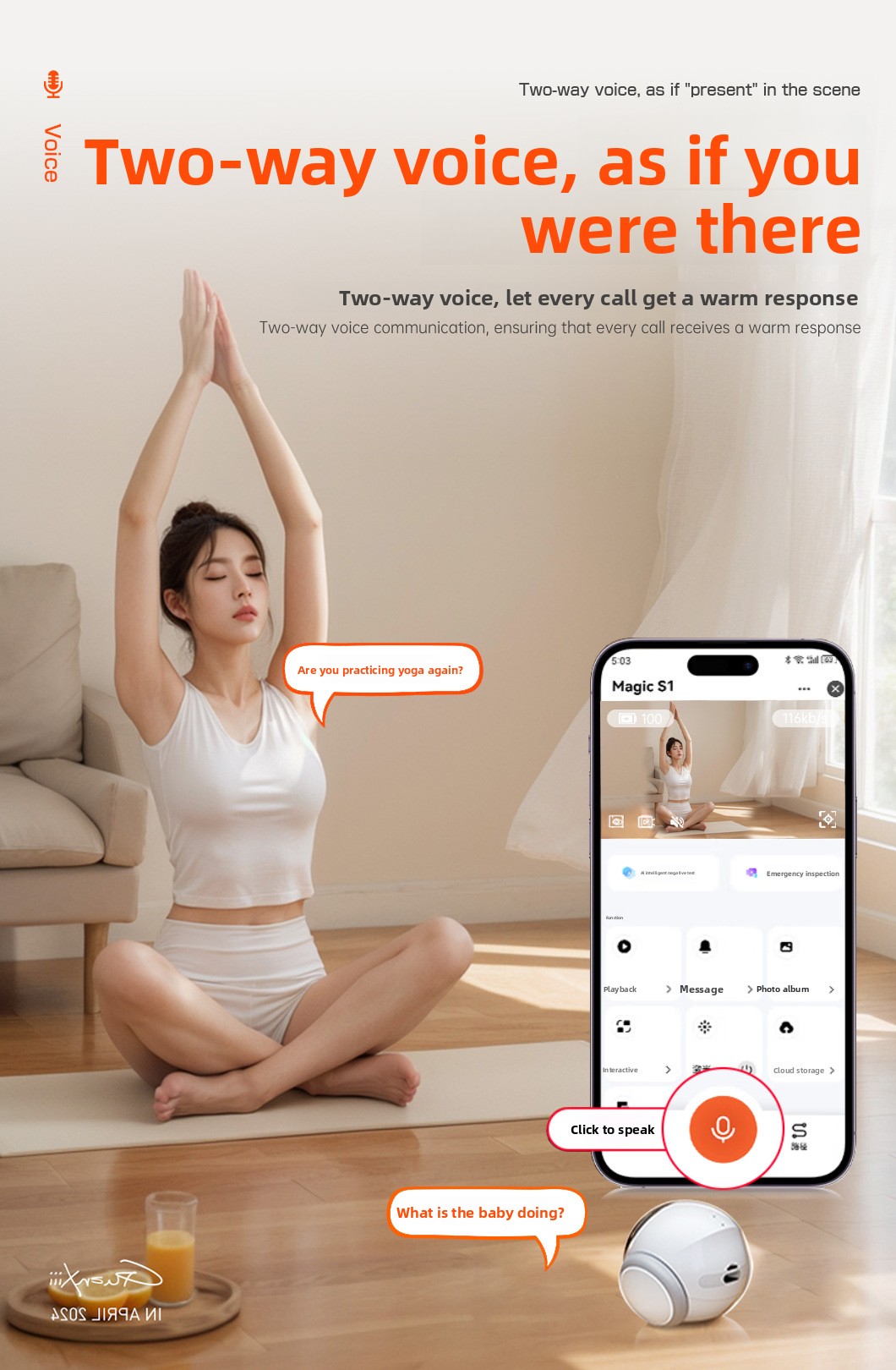AI-powered Pet Companion Robot Feature Detail