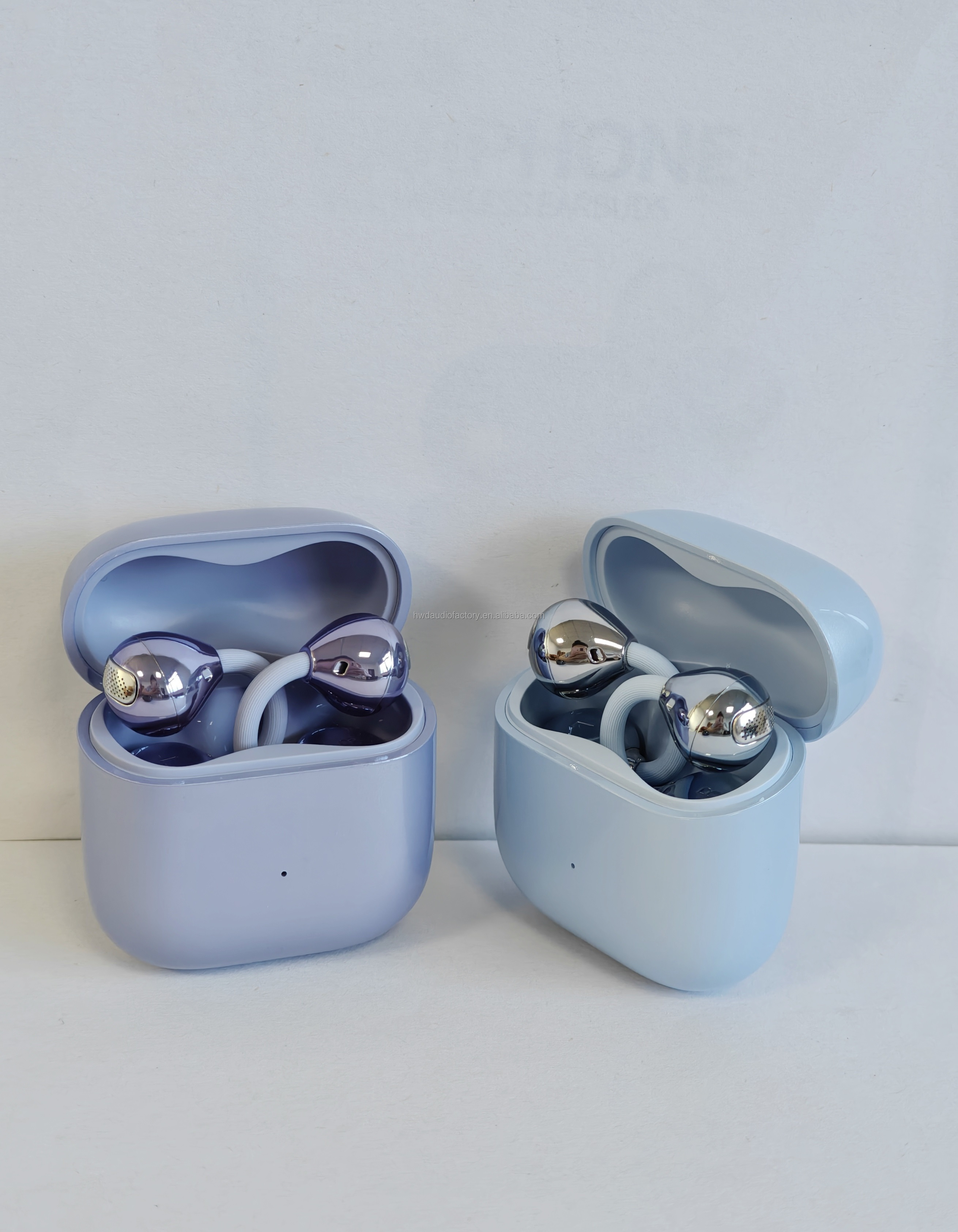 M169 OWS Open Ear Wireless Earbuds BT 6.0 IP55 Waterproof Ear Clip Sports Headphone Mic 10-15 Hours Battery