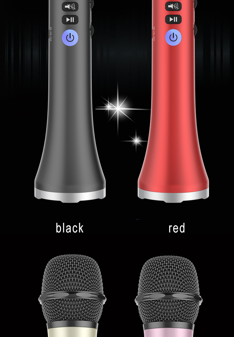 Dewant L-698 15W Powerful Handheld Mini Blue Tooth Karaoke Wireless Microphones With Speaker