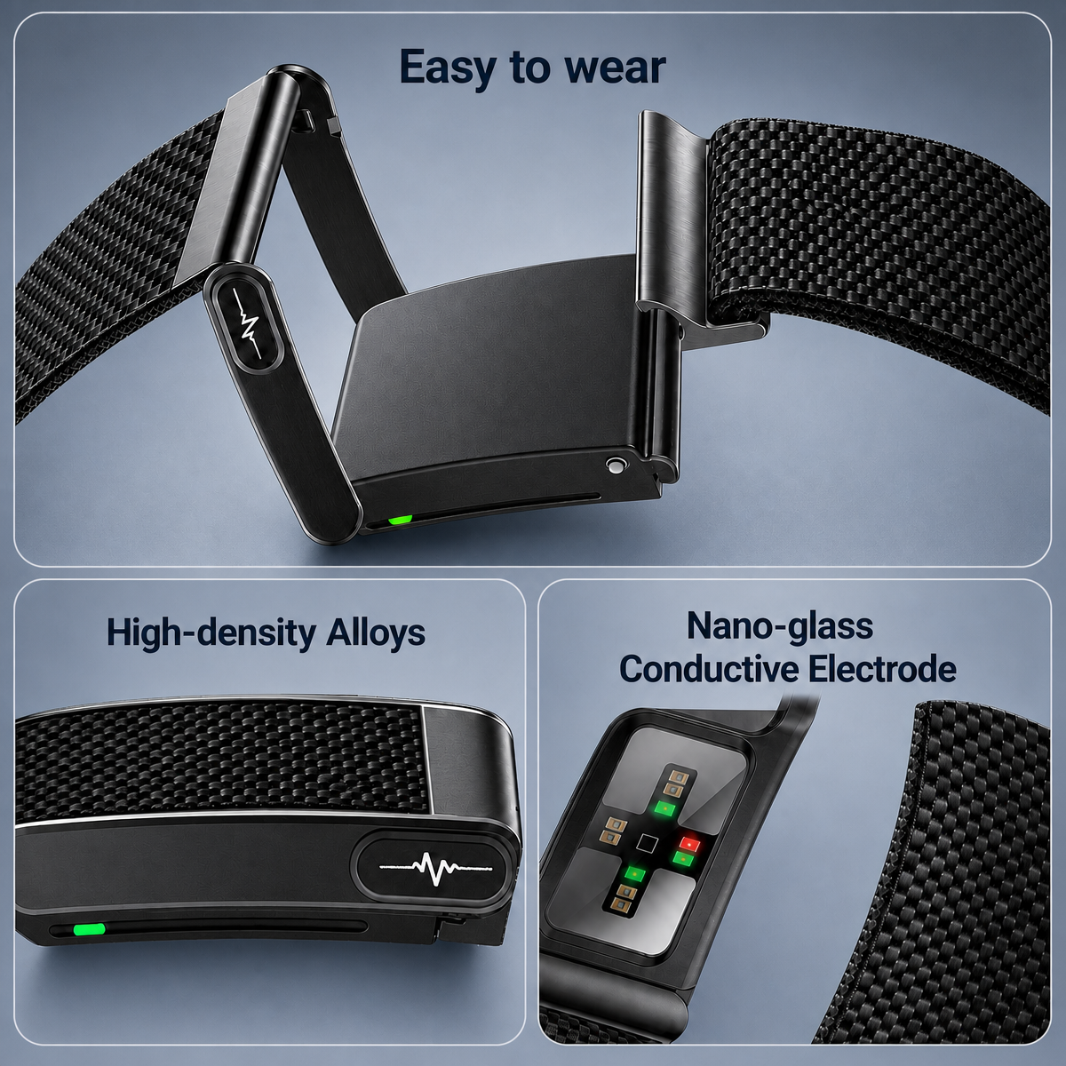 ECG HRV Screenless Smart Band Wristband Health Tracker Fitness Monitor Recovery and Training Daily Wear OEM ODM Custom Service